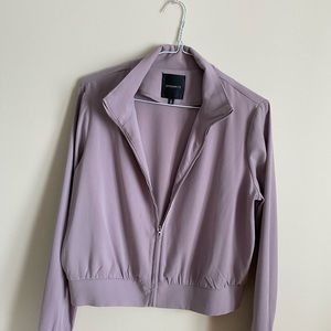 DYNAMITE soft lilac zip up